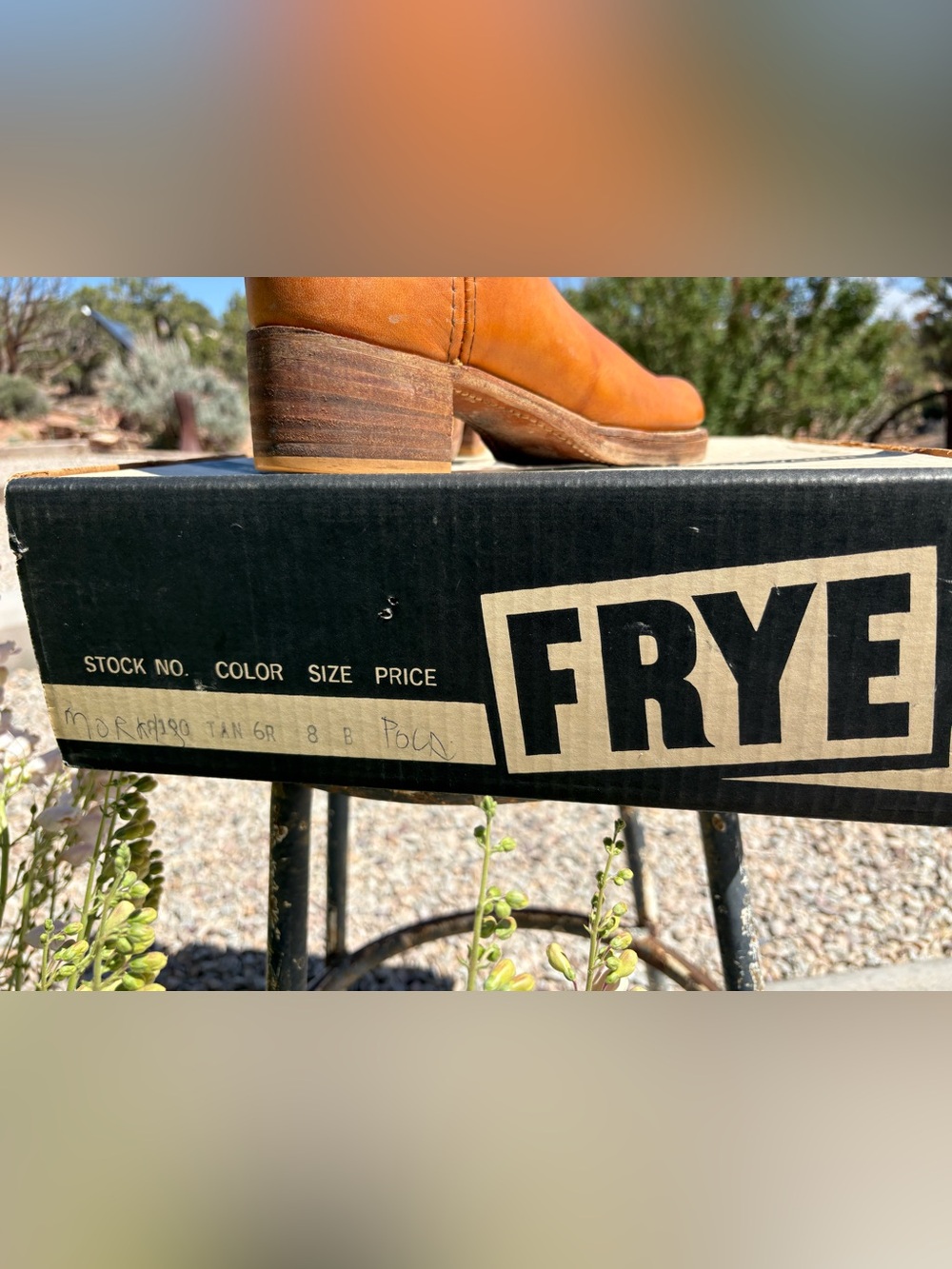 FRYE πΊπΈVTG 1960-1970βs Campus Tall Boots Black Label - Picture 12 of 16